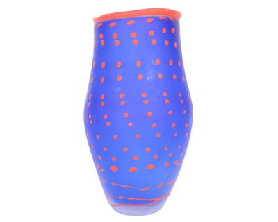 Lot 46 - Norman Stuart Clarke (1946), An art glass vase.