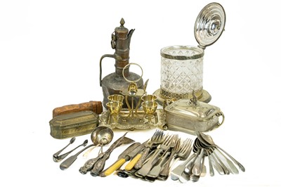 Lot 65 - Mixed metal wares.
