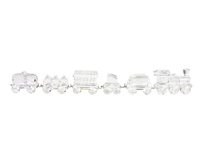 Lot 22 - Swarovski Crystal - Train set.