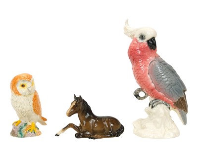 Lot 325 - Beswick animal figures.