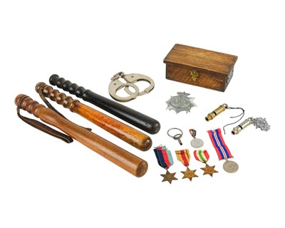 Lot 143 - Police Memorabilia and Medals.