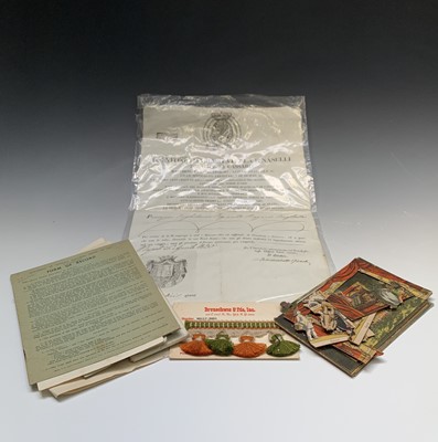 Lot 100 - A Danish printed card part theatre set, by...