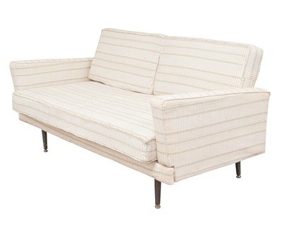 Lot 62 - A mid-century drop end sofa day bed