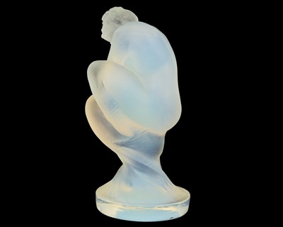 Lot 1 - Serene, a Rene Lalique opalescent glass car mascot.