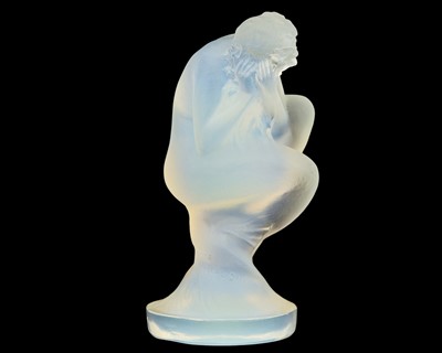 Lot 1 - Serene, a Rene Lalique opalescent glass car mascot.