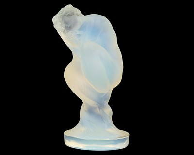 Lot 1 - Serene, a Rene Lalique opalescent glass car mascot.