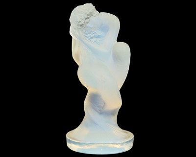 Lot 1 - Serene, a Rene Lalique opalescent glass car mascot.