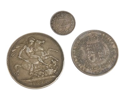 Lot 169 - Victorian British Silver Coins.