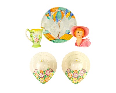 Lot 380 - An Art Deco Beswick Ware bowl with double ring handles.