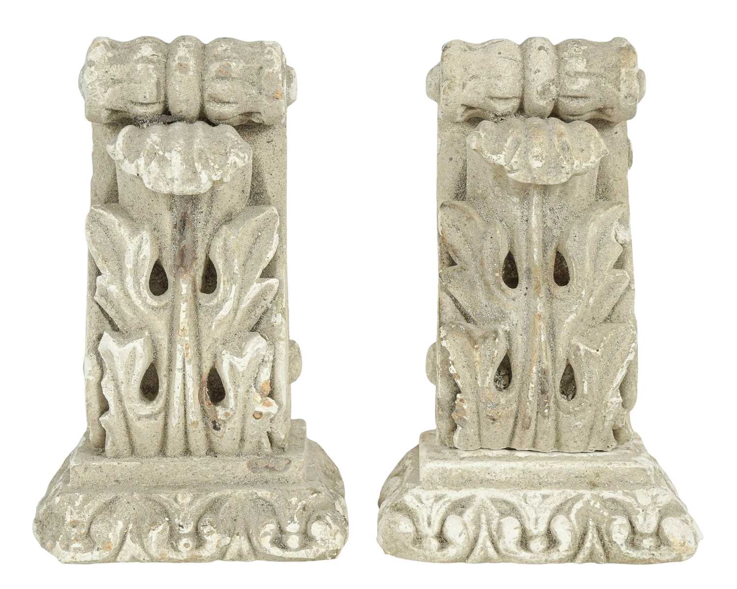 Lot 15 - A pair of plaster corbels.