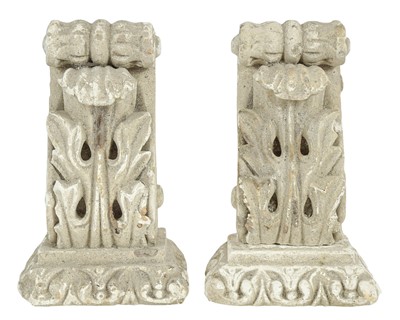 Lot 15 - A pair of plaster corbels.