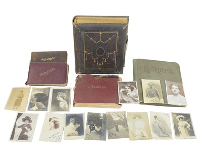 Lot 155 - Autograph and photograph albums.