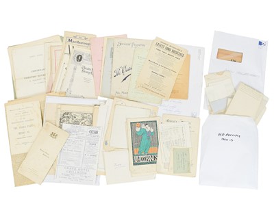 Lot 335 - Theatrical Ephemera.