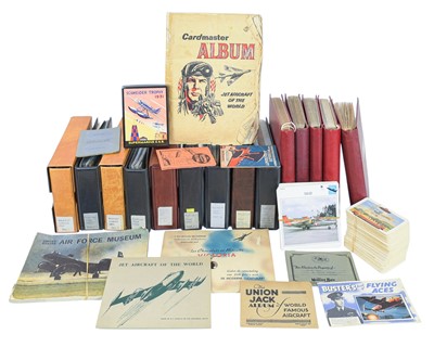 Lot 356 - Aviation Cigarette Cards, Trade Cards, Postcards etc.
