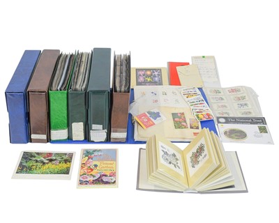 Lot 341 - Flowers and Plants. A Large Quantity of Cigarette and Trade Cards, Postcards and Stamps