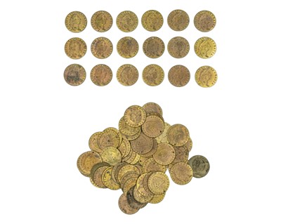 Lot 33 - GB - George III, a collection of spade guinea gaming tokens.