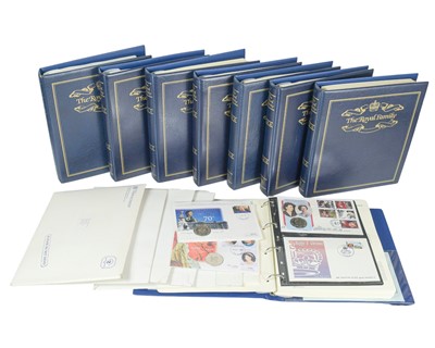 Lot 376 - Royalty Omnibus Issues by Westminster Mint inc. Coin Covers with Silver.