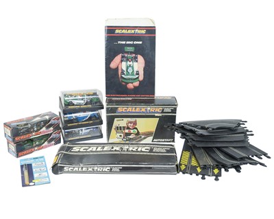 Lot 288 - Scalextric including five boxed cars.