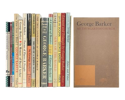 Lot 17 - (Poetry) George Barker