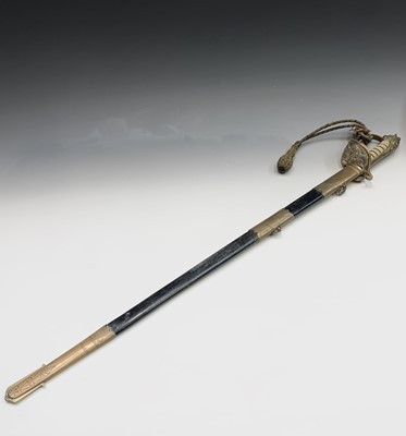 Lot 11 - An early 20th century Naval officers dress...