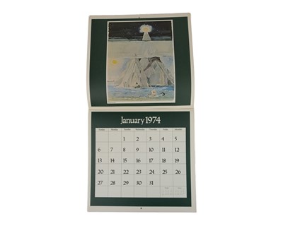 Lot 16 - J. R. R. Tolkien Calendar. 1974