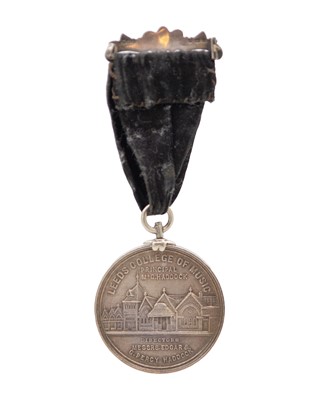 Lot 94 - An Edwardian silver medal for Leeds College of Music.