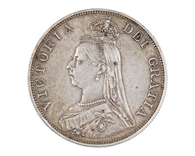 Lot 3 - GB - Victoria, an 1888 double florin, second I in VICTORIA is an inverted 1, ‘Jubilee’ bust.