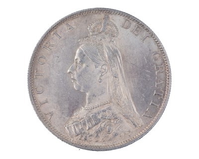 Lot 17 - GB - A Victoria 1887 Double Florin silver coin.