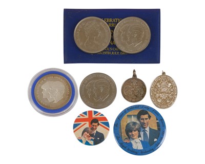 Lot 229 - Charles and Diana Wedding 1981 - Commemorative Coins and Medallions etc Including Silver.