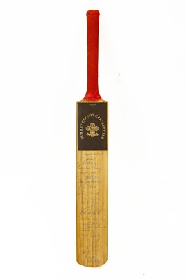 Lot 402 - A Signed Cricket Bat, Surrey County Cricket Club.