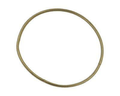 Lot 77 - A 9k hallmarked gold bangle.