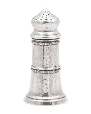 Lot 158 - An Arts & Crafts sugar shaker by Sandhein Brothers.