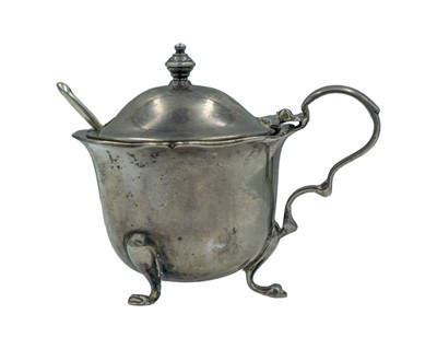 Lot 176 - A silver mustard pot from the Shipwreck of SS Longships.