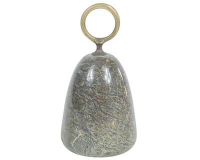 Lot 61 - A Cornish serpentine doorstop.