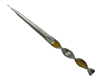 Lot 118 - A silver letter opener by Stuart Devlin.