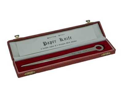 Lot 56 - A silver letter opener by Francis Howard Ltd.
