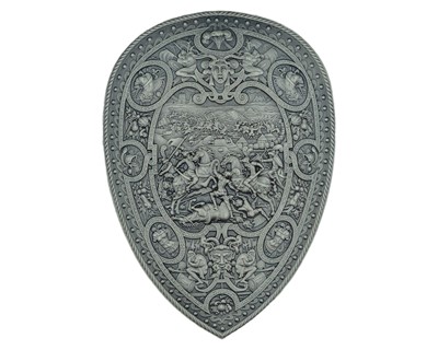 Lot 152 - Shield of Henry II of France silver stacker.