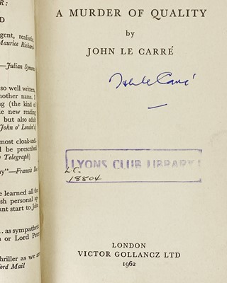 Lot (Signed) John Le Carré