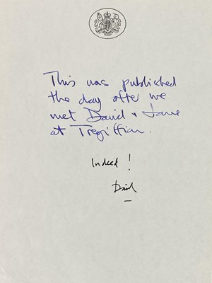 Lot (Signed) John Le Carré