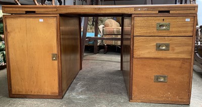 Lot 3198 - A mid century Waring & Gillow office desk,...