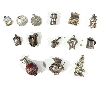 Lot 2527 - Silver charms