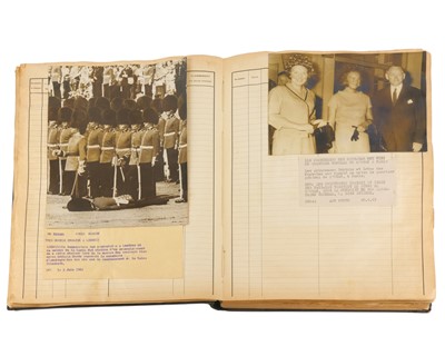 Lot 36 - A 1960s album of French press photographs.