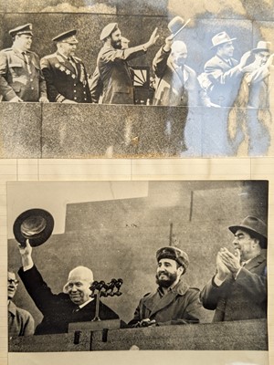 Lot 36 - A 1960s album of French press photographs.