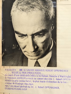 Lot 36 - A 1960s album of French press photographs.