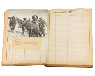 Lot 36 - A 1960s album of French press photographs.