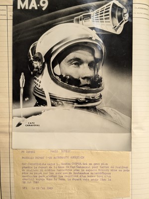 Lot 36 - A 1960s album of French press photographs.