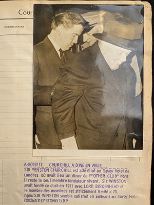 Lot 36 - A 1960s album of French press photographs.