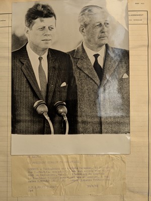 Lot 36 - A 1960s album of French press photographs.