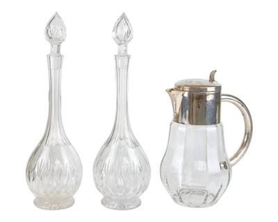 Lot 733 - A pair of Stuart Crystal shaft and globe decanters and stoppers.