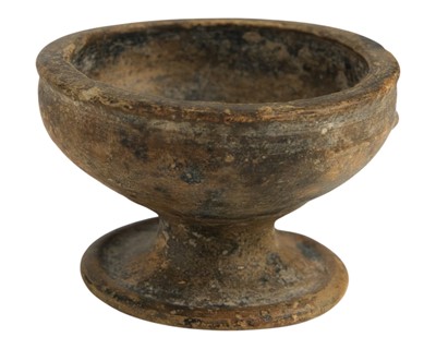 Lot 79 - A small terracotta pedestal bowl.